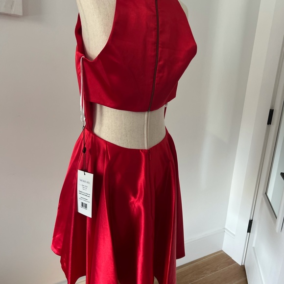 New Sherri Hill red size 12 dress cocktail homecoming - Picture 5 of 9